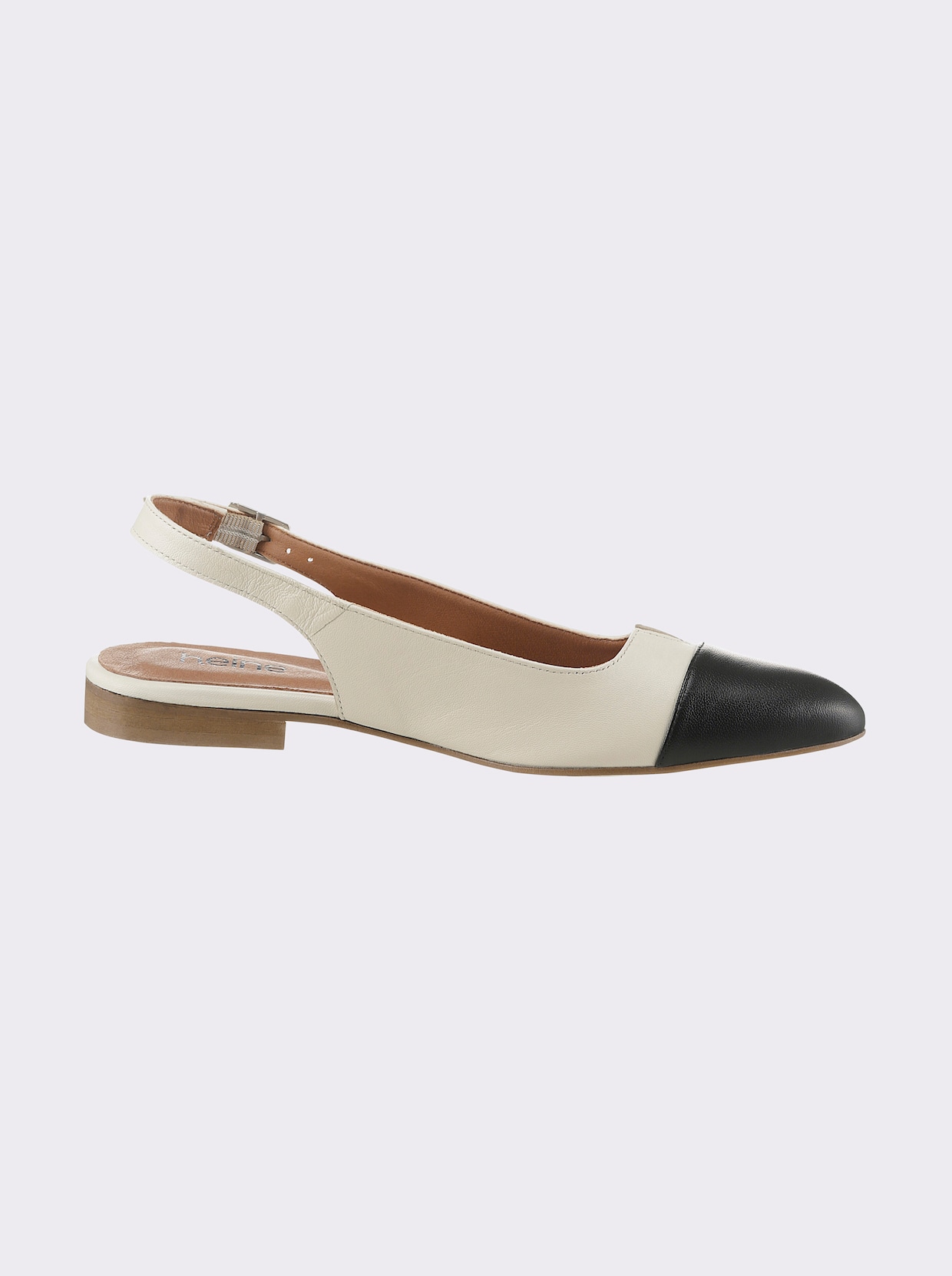 heine Slingballerina - champagne/zwart