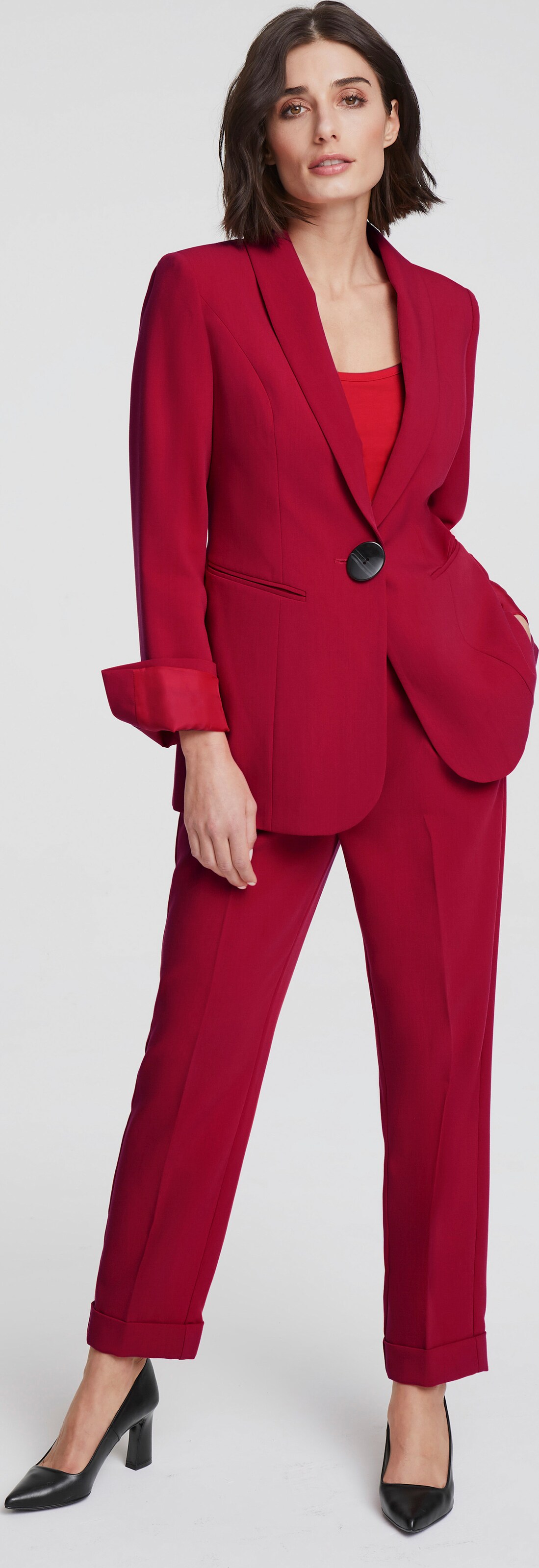 heine Blazer - tomatenrot