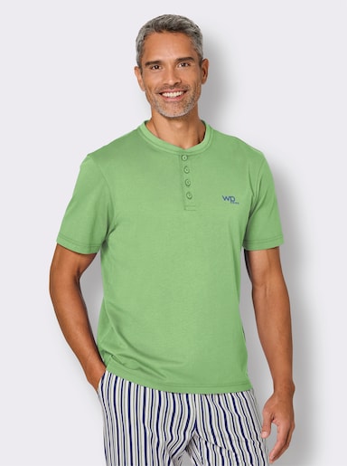 wäschepur men Schlafanzug-Shirt - apfel