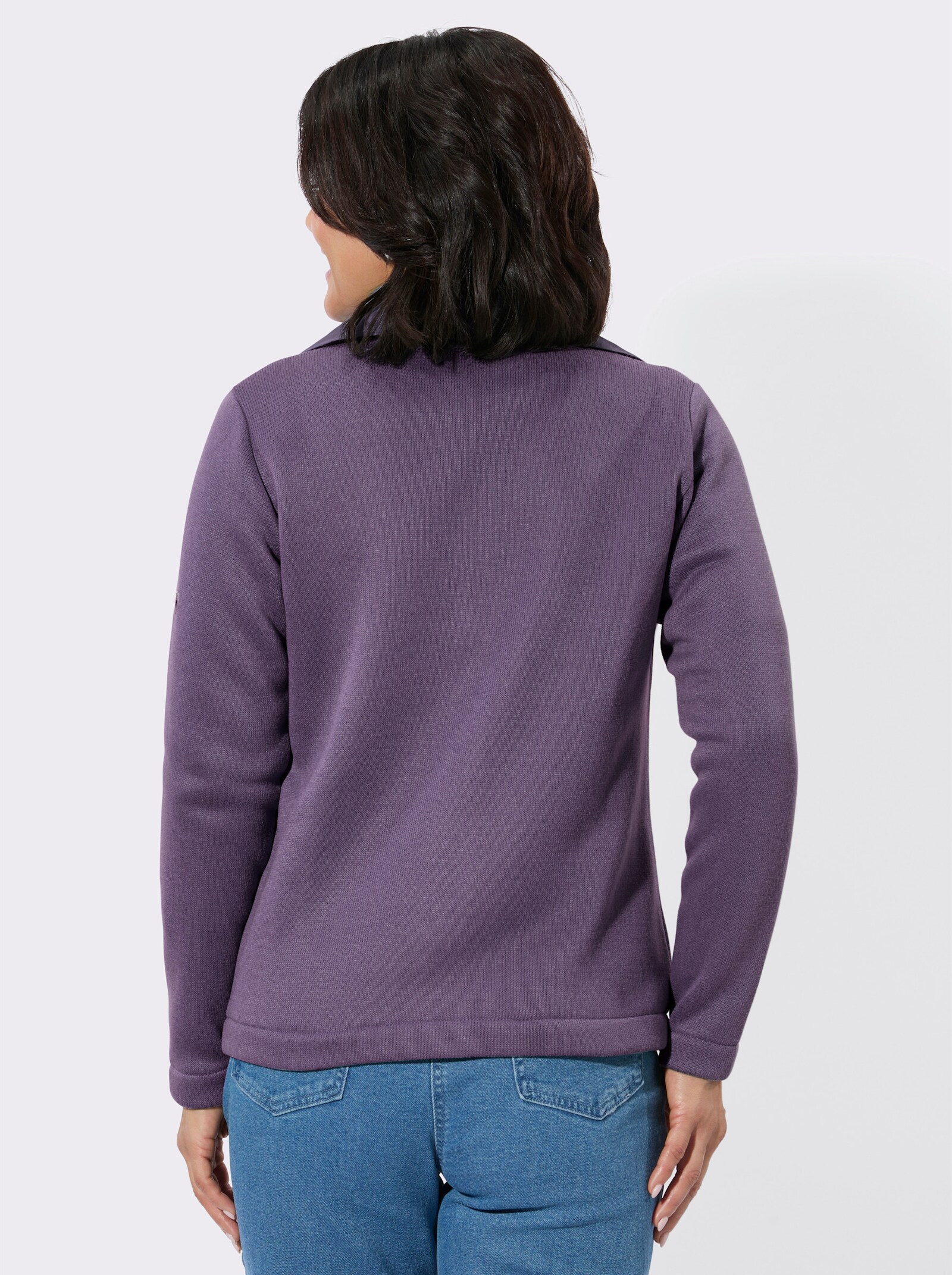 Fleecejacke mit Druckknöpfen - feige