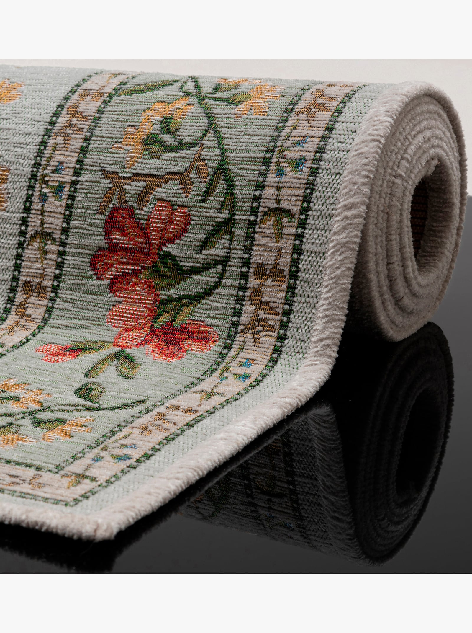 Theko Teppich - mint