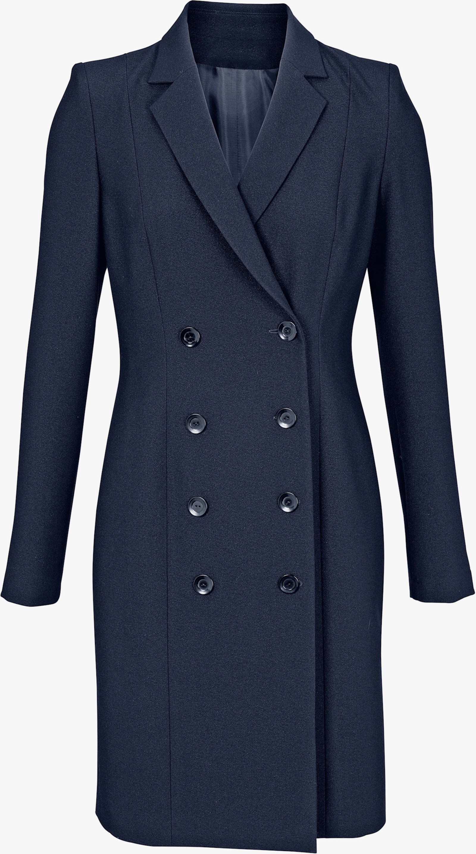 heine Bleistiftkleid im Blazer-Stil - marine