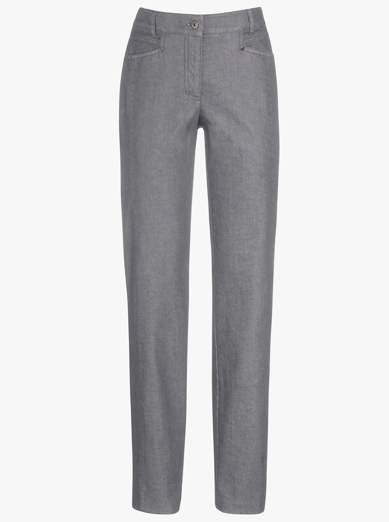 Cosma Rechte jeans met 'buik weg'-effect - grijs