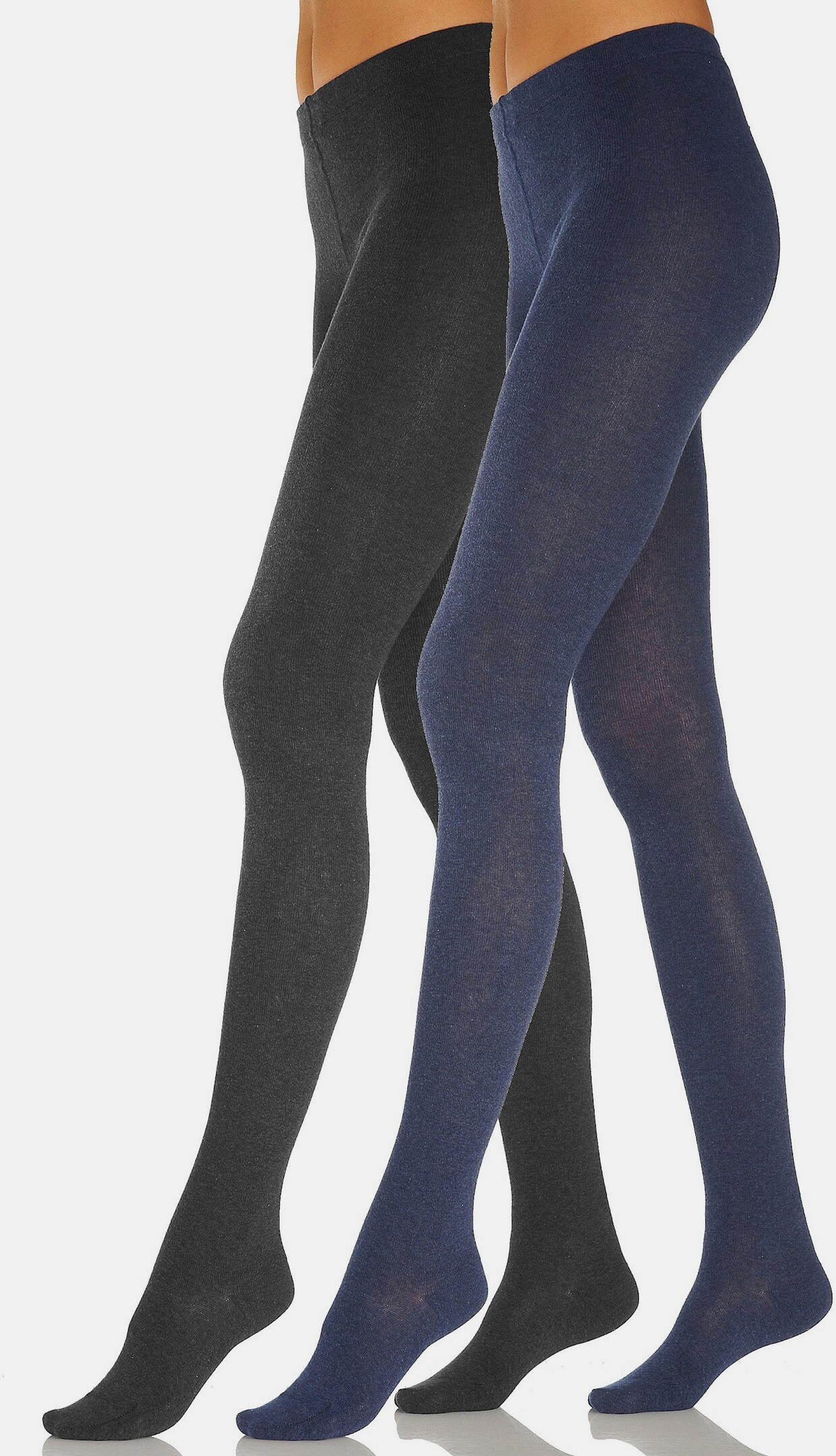 Rogo Strumpfhose - jeans/schwarz, schwarz