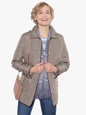 Steppjacke - taupe