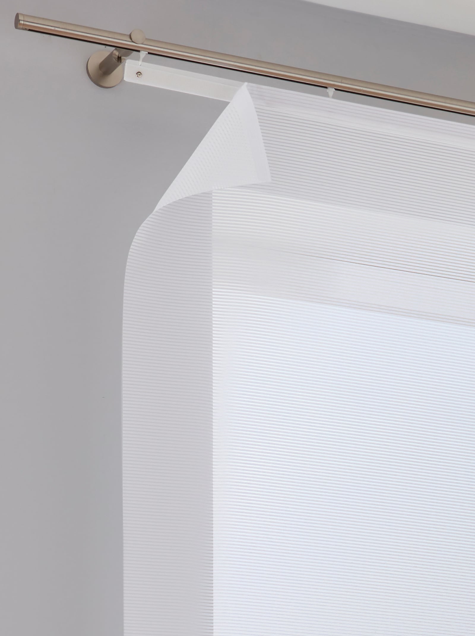 heine home schuifgordijn - wit geprint