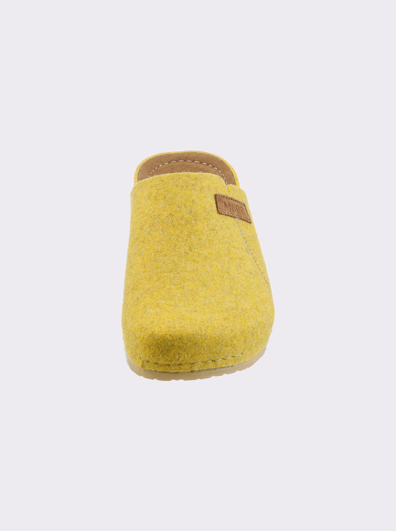 Mubb Pantoffel mit Memory-Fußbett - gelb