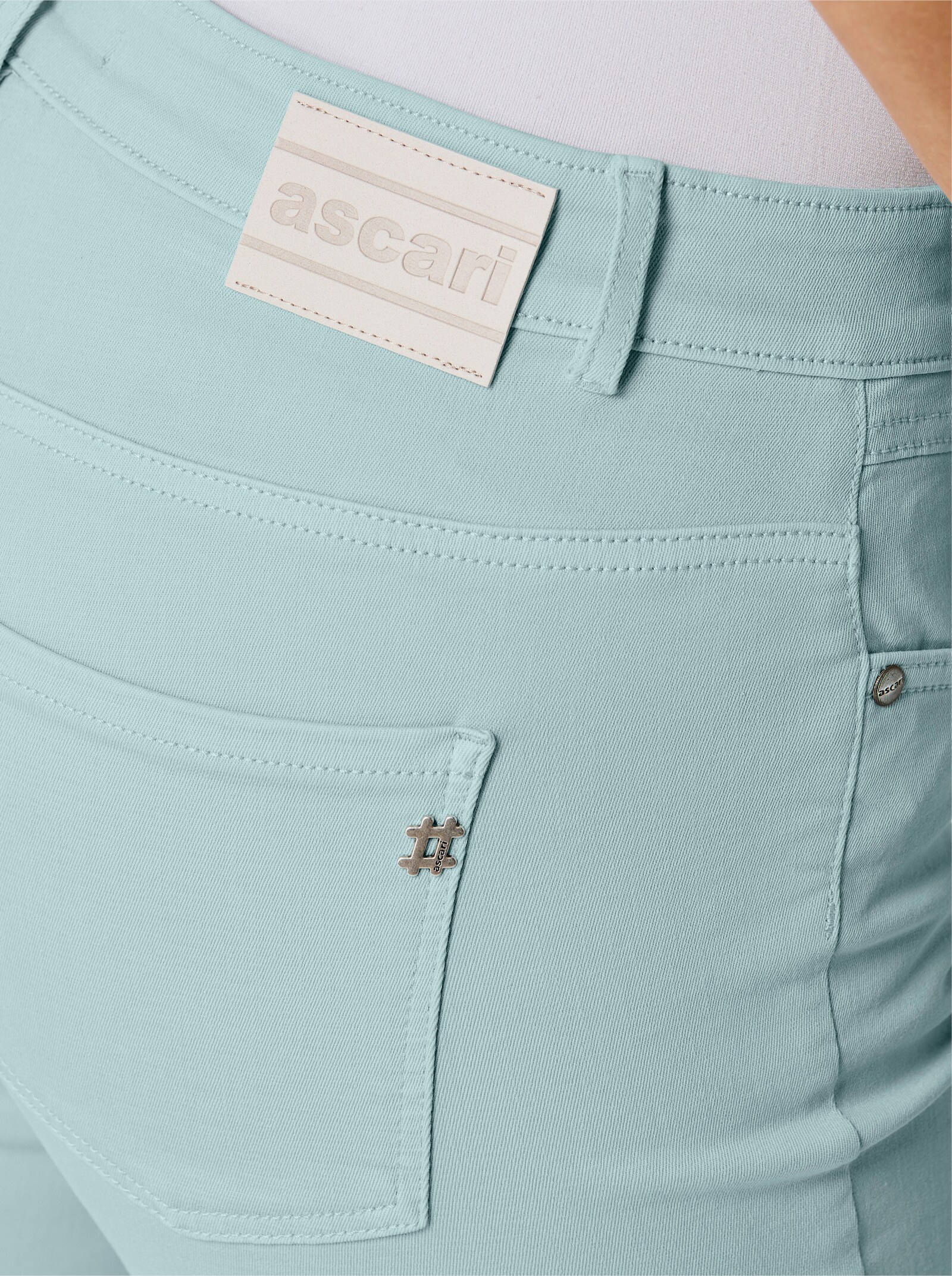Ascari Jeans in Superstretch-Qualität - kalkmint
