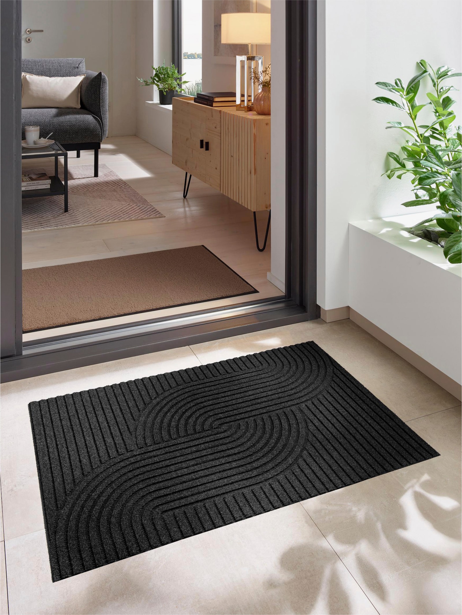 wash+dry by Kleen-Tex Fußmatte - anthrazit