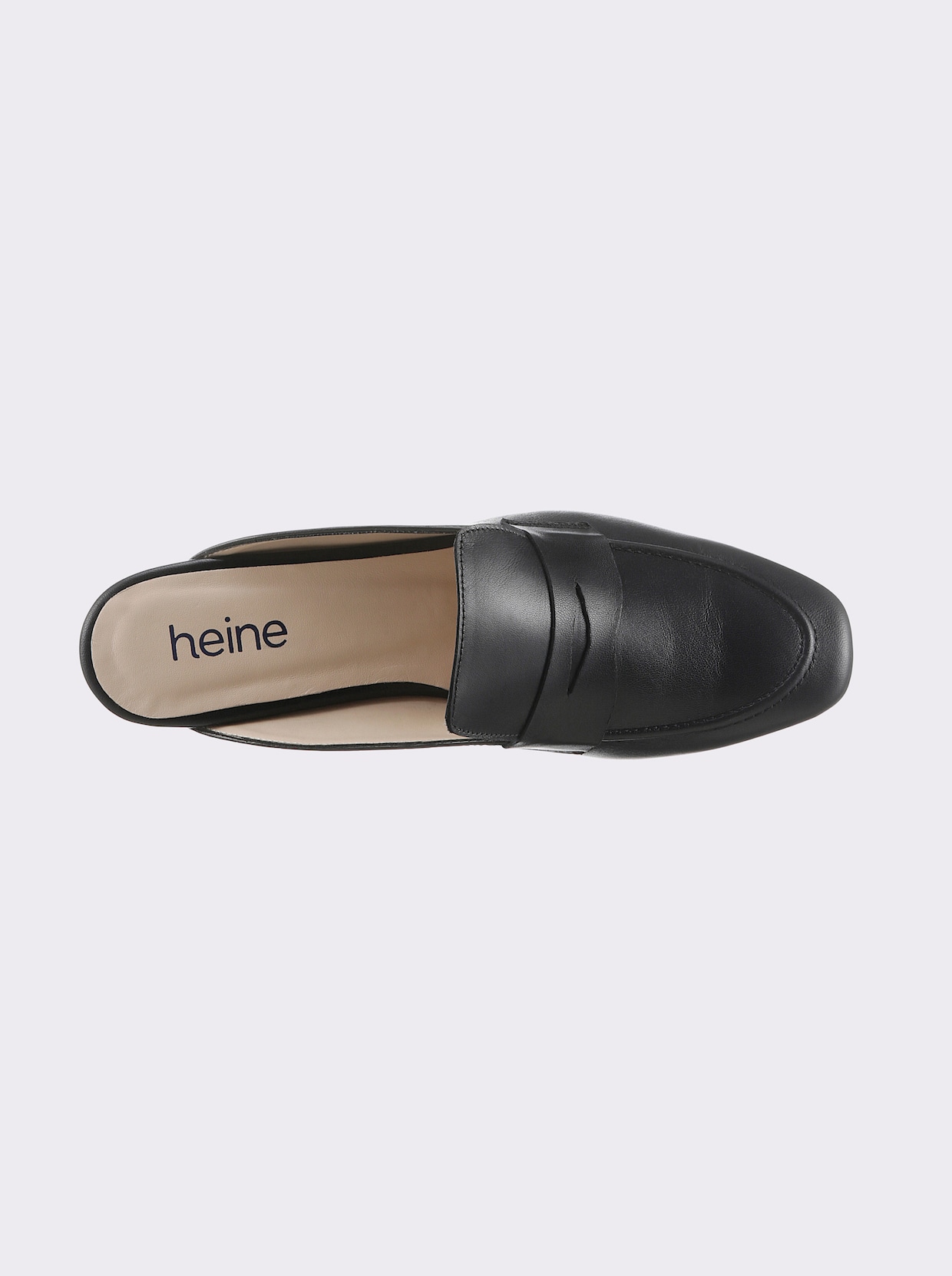 heine Slippers - zwart