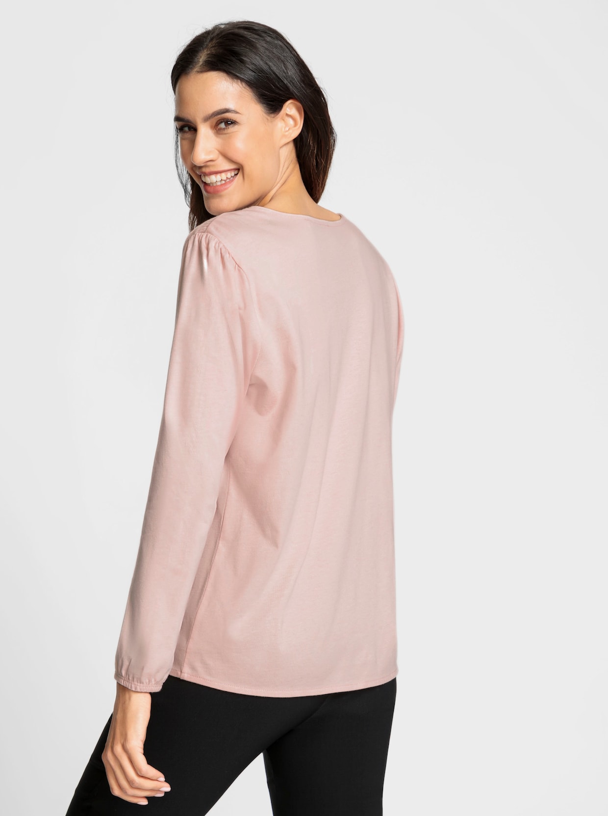 Shirt met lange mouwen - poudre