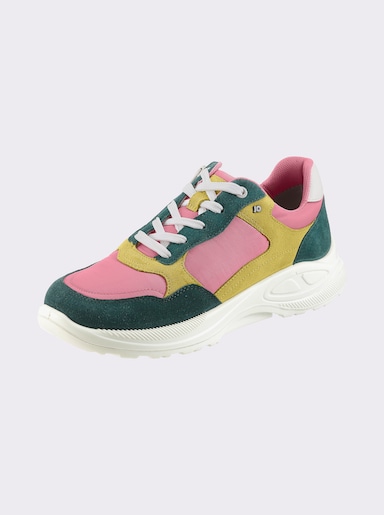 Jomos Sneaker mit Memory-Wechselfußbett - pink-gemustert