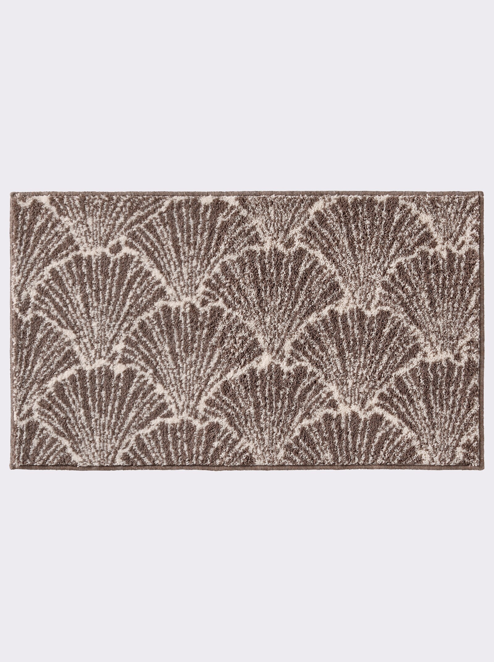 Grund Badeteppich im Muschel-Design - beige-ecru-gemustert