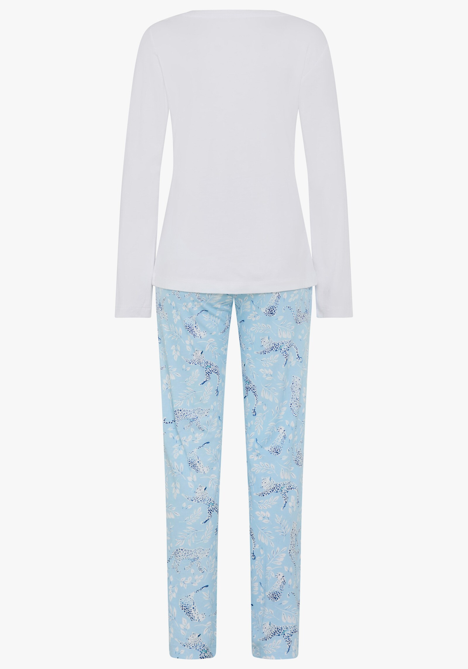 Vivance Dreams Pyjama - hellblau bedruckt