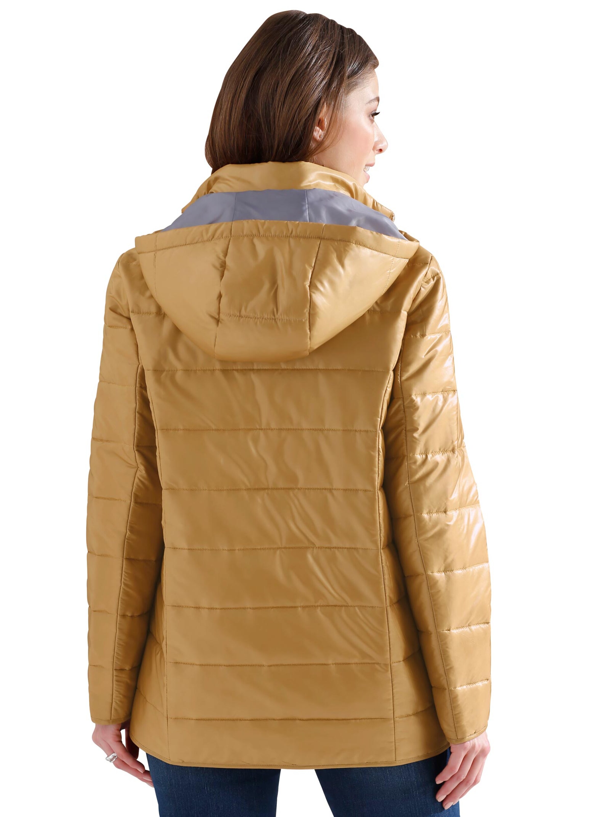 Steppjacke - senfgelb