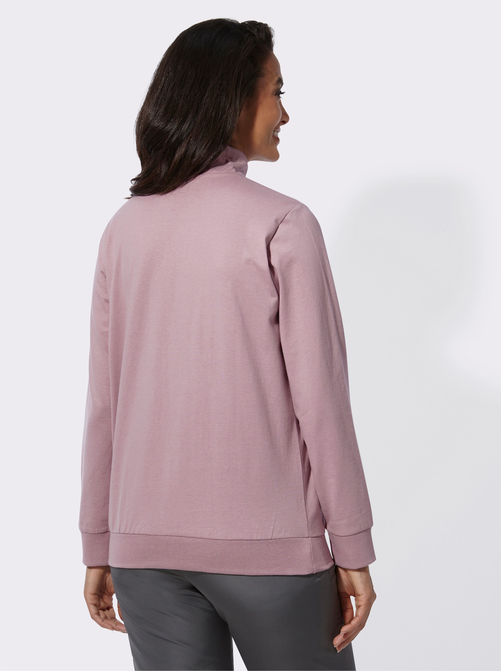 Catamaran Sports Sweatshirt mit floralem Druck - mauve