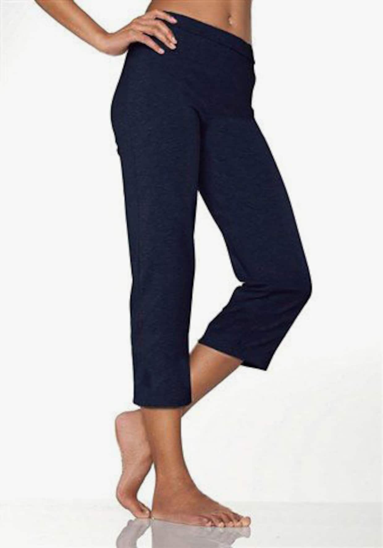 vivance active Caprihose - 1x schwarz, 1x grau meliert