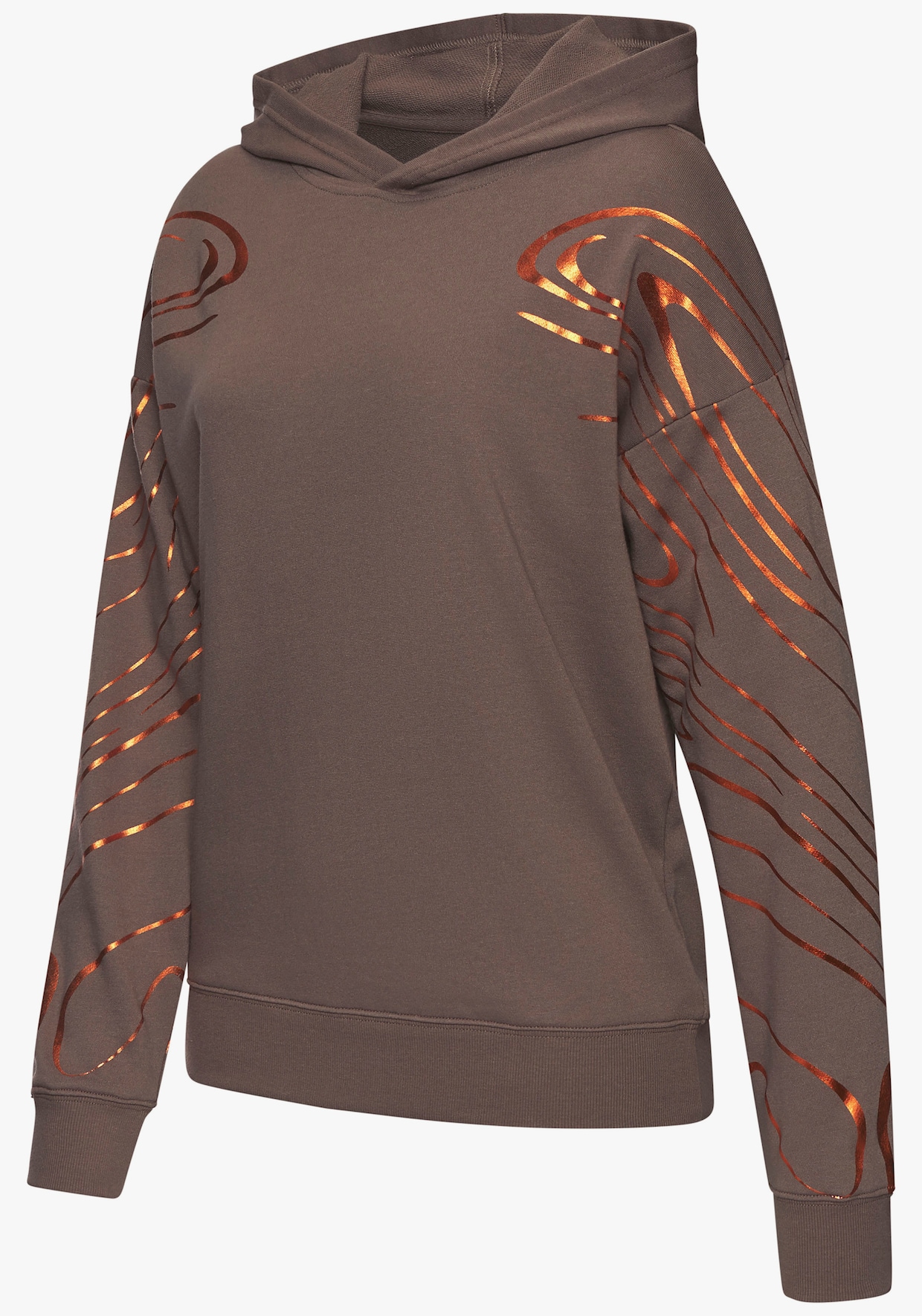 LASCANA ACTIVE Hoodie - bruin, koper
