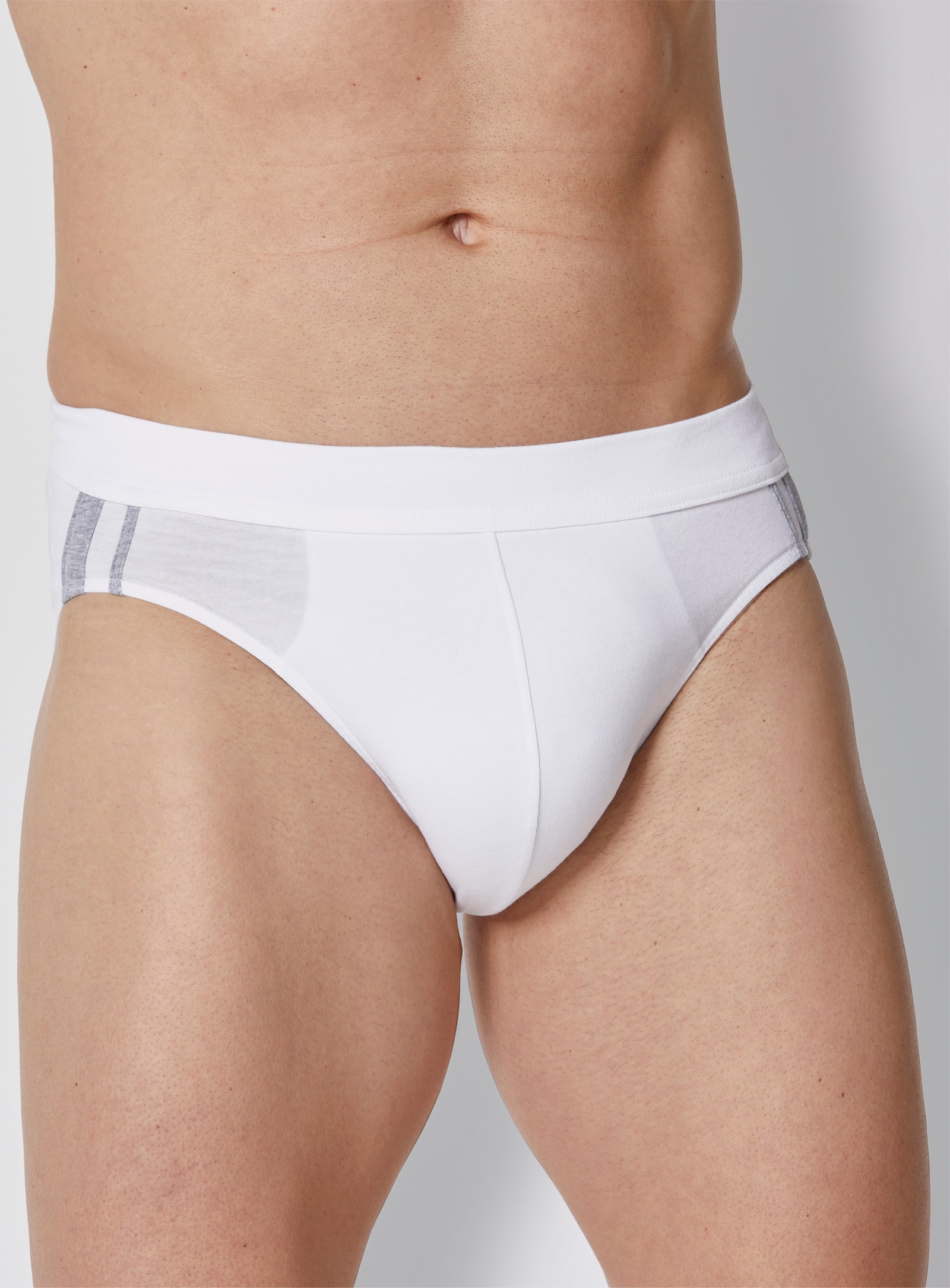 Schiesser Slipy - bílá