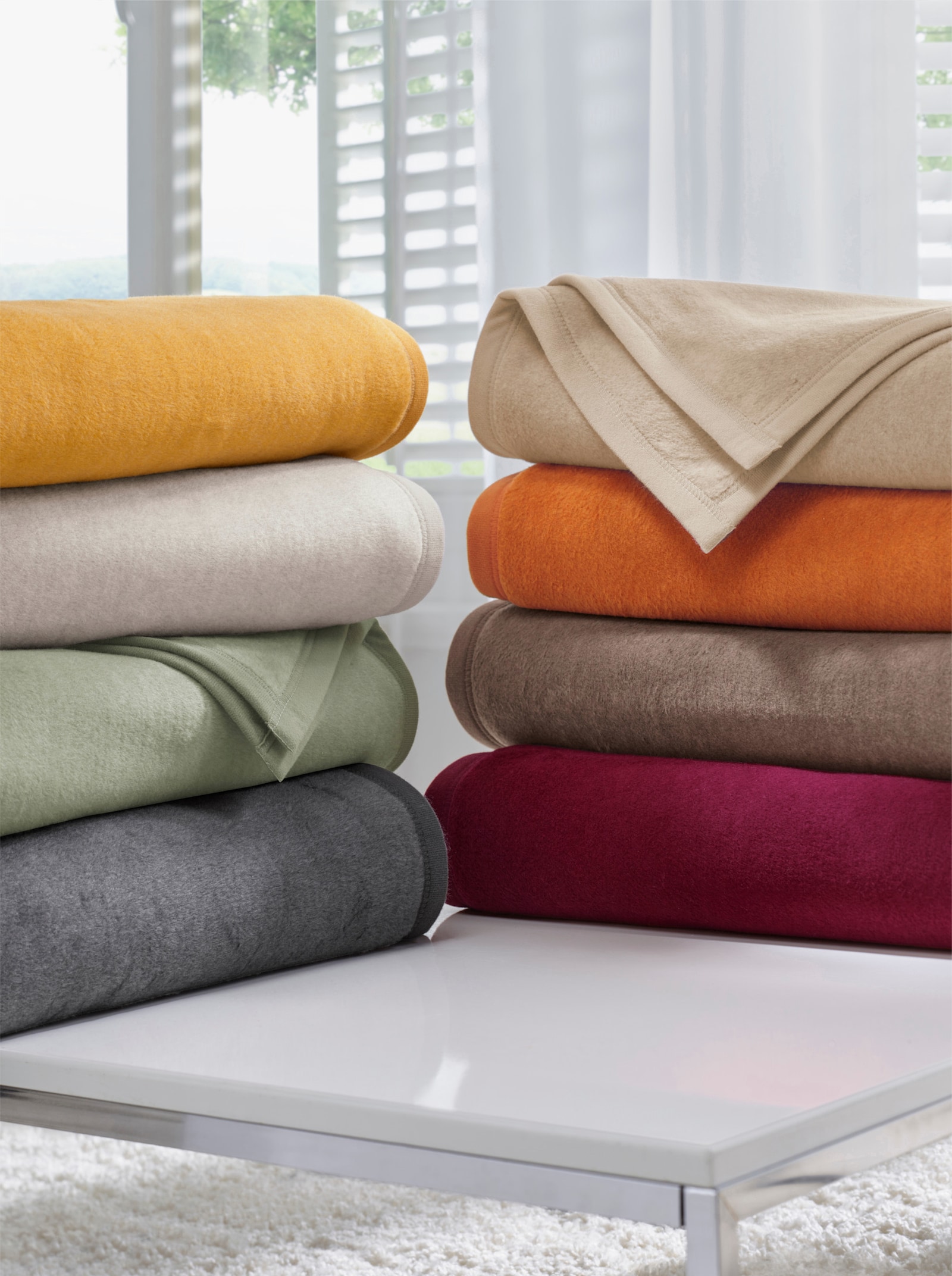 Biederlack Wohndecke - silbergrau