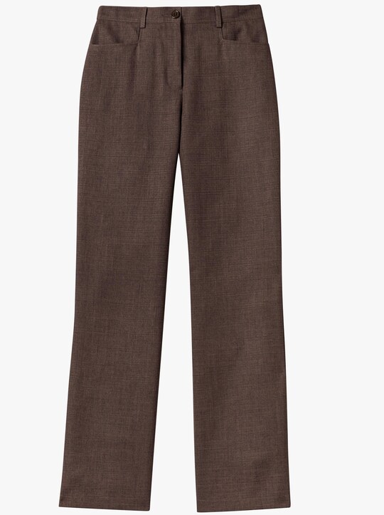 Hose - braun-meliert