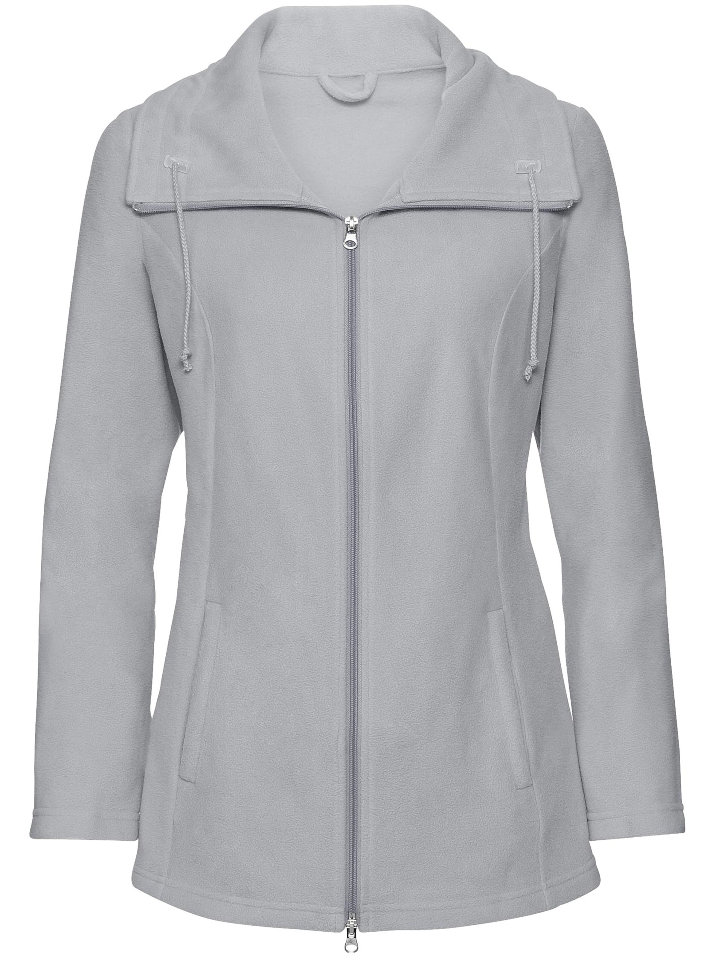 Fleece-Jacke - grau