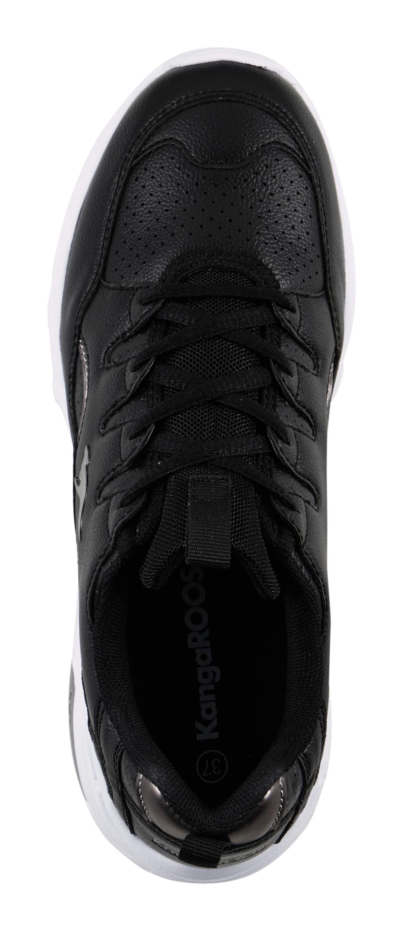 Schuhe Schnürer KangaROOS Sneaker in schwarz-silberfarben 