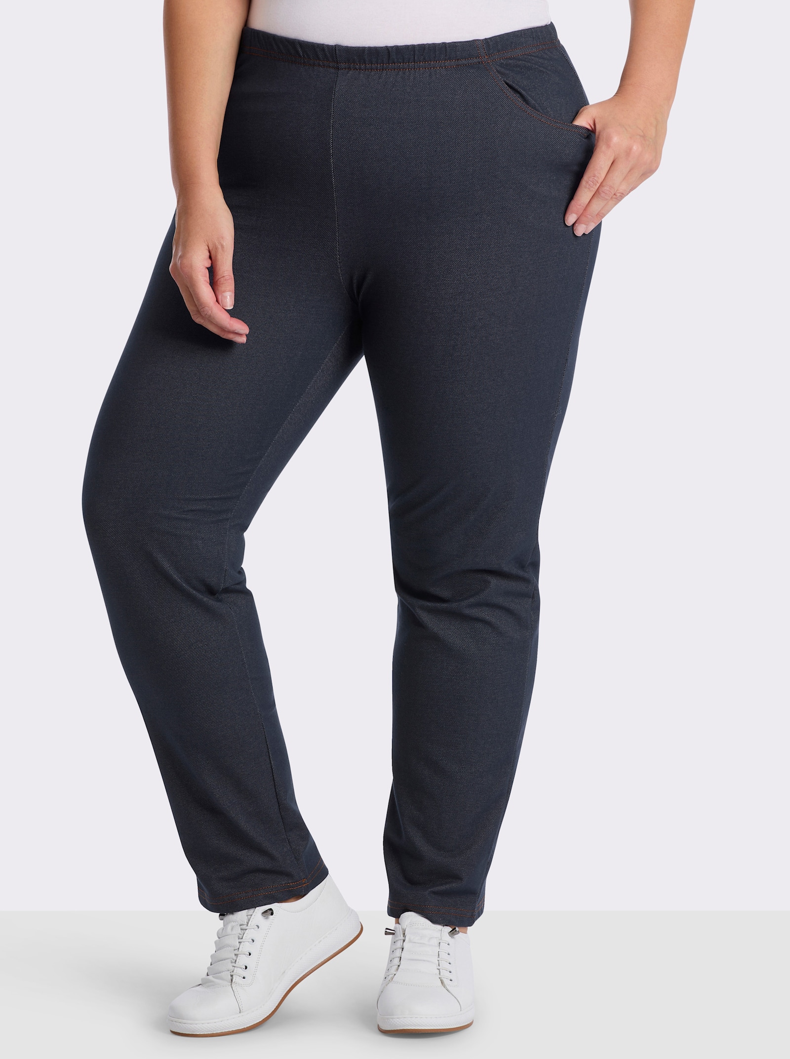 Freizeithose - jeansblau
