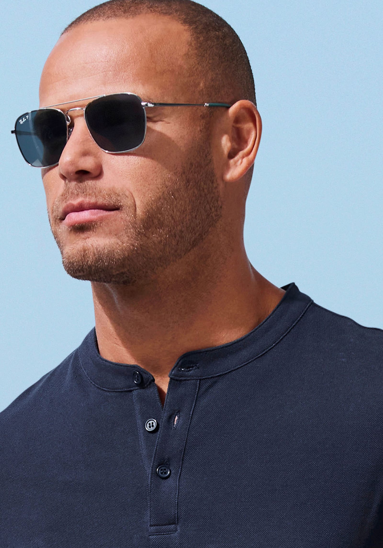 John Devin Henleyshirt - navy