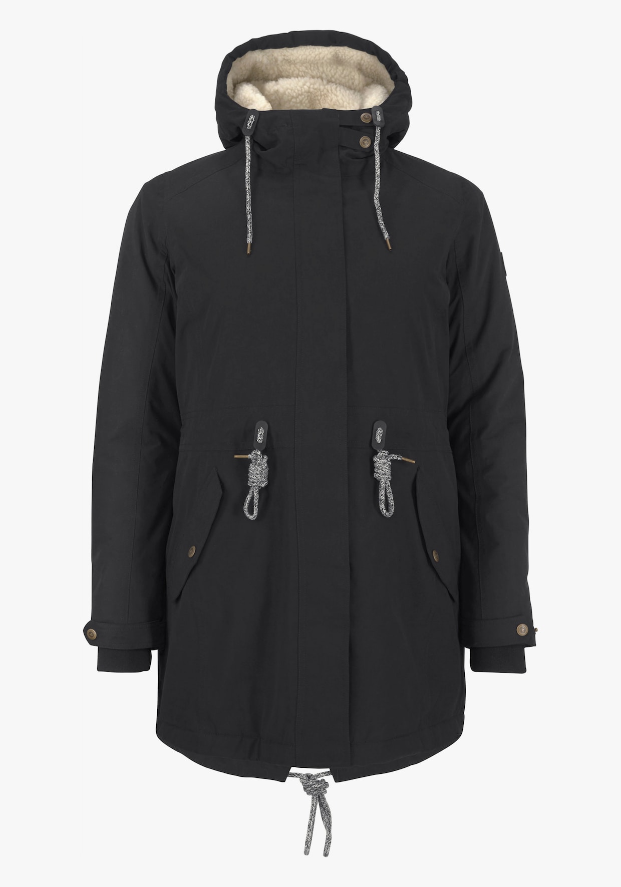 Funktionsparka - schwarz