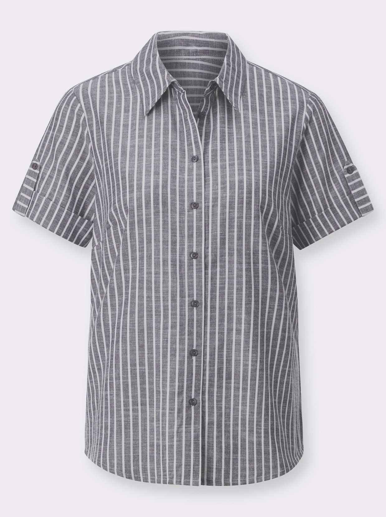 Gestreifte Bluse - marine-gestreift