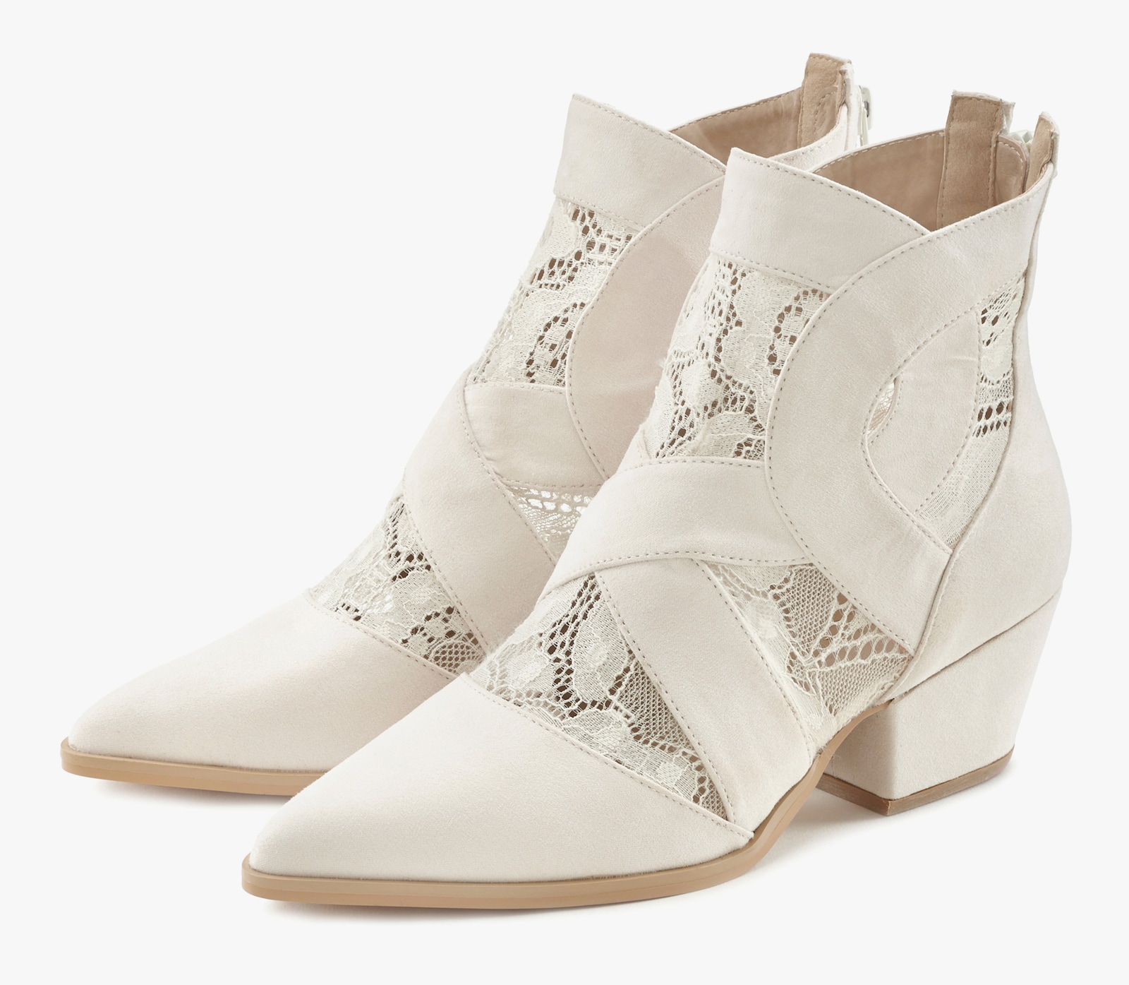 LASCANA Stiefelette - beige