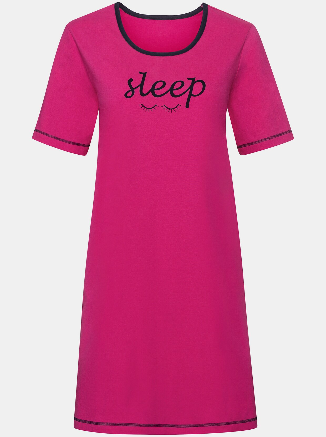 wäschepur T-shirts long - fuchsia + marine