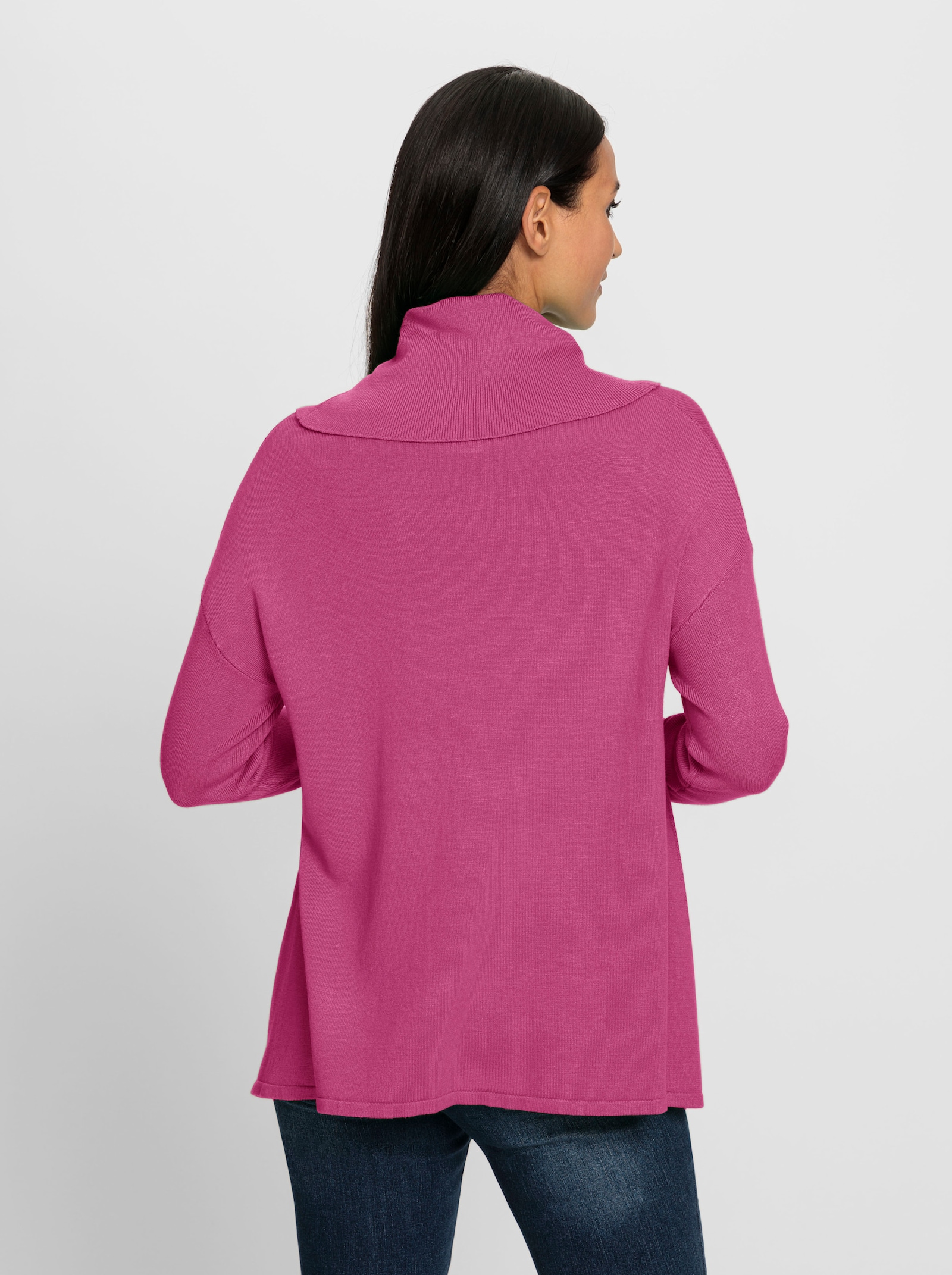 heine Rollkragenpullover im Oversized-Look - fuchsia