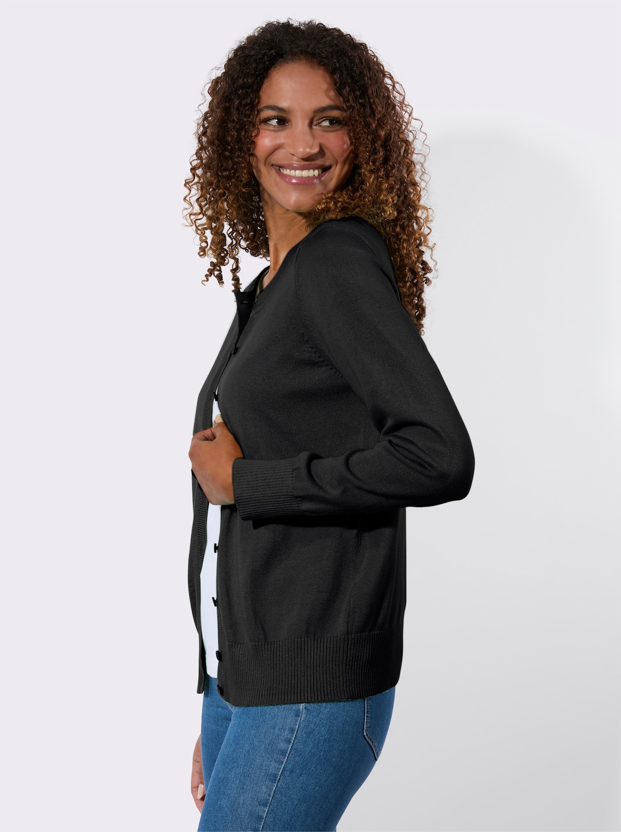 Cardigan - schwarz