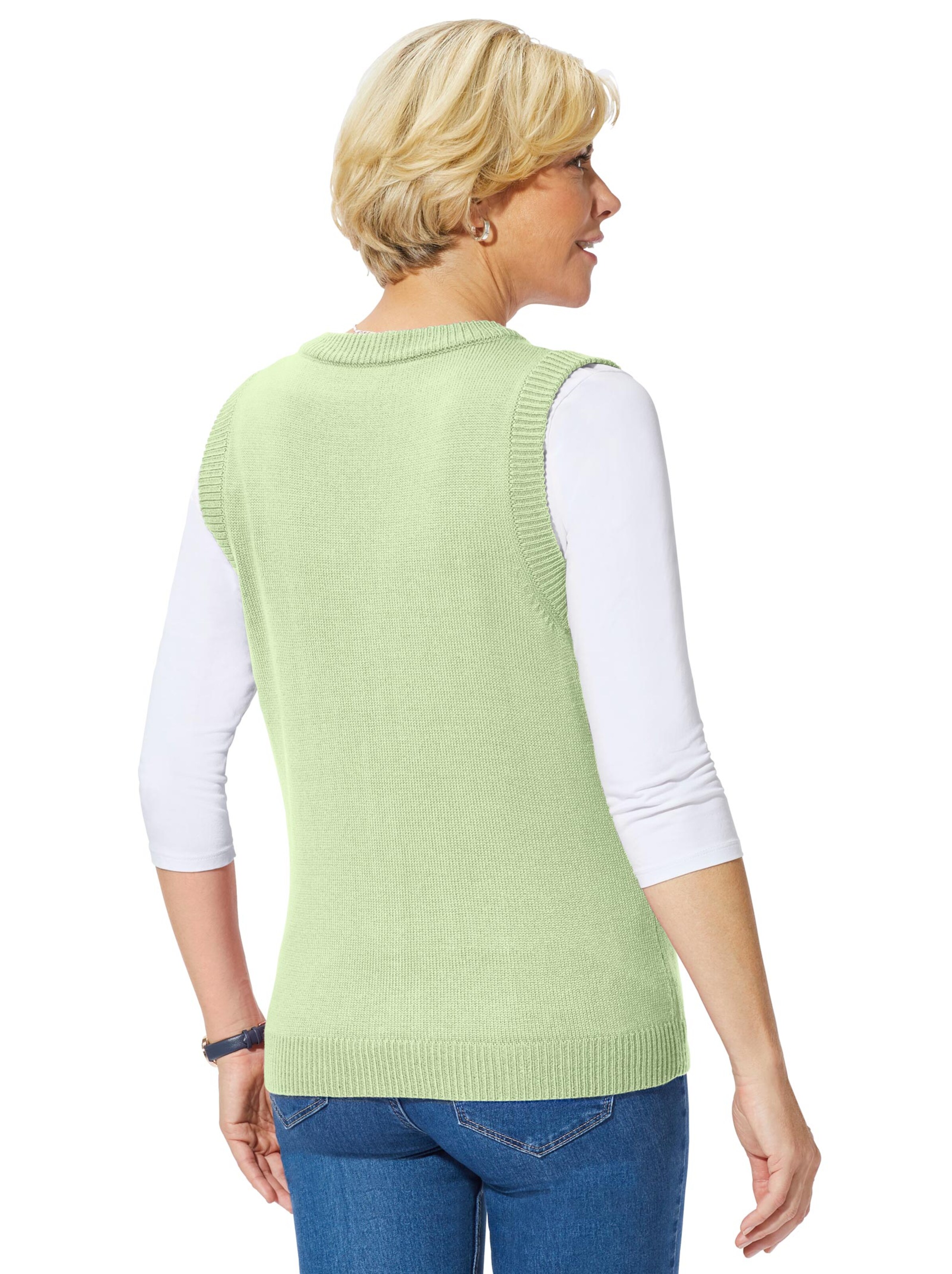 Strickweste - apfelgrün