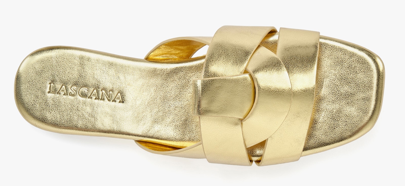 LASCANA Pantolette - goldfarben