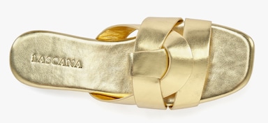 LASCANA Pantolette - goldfarben