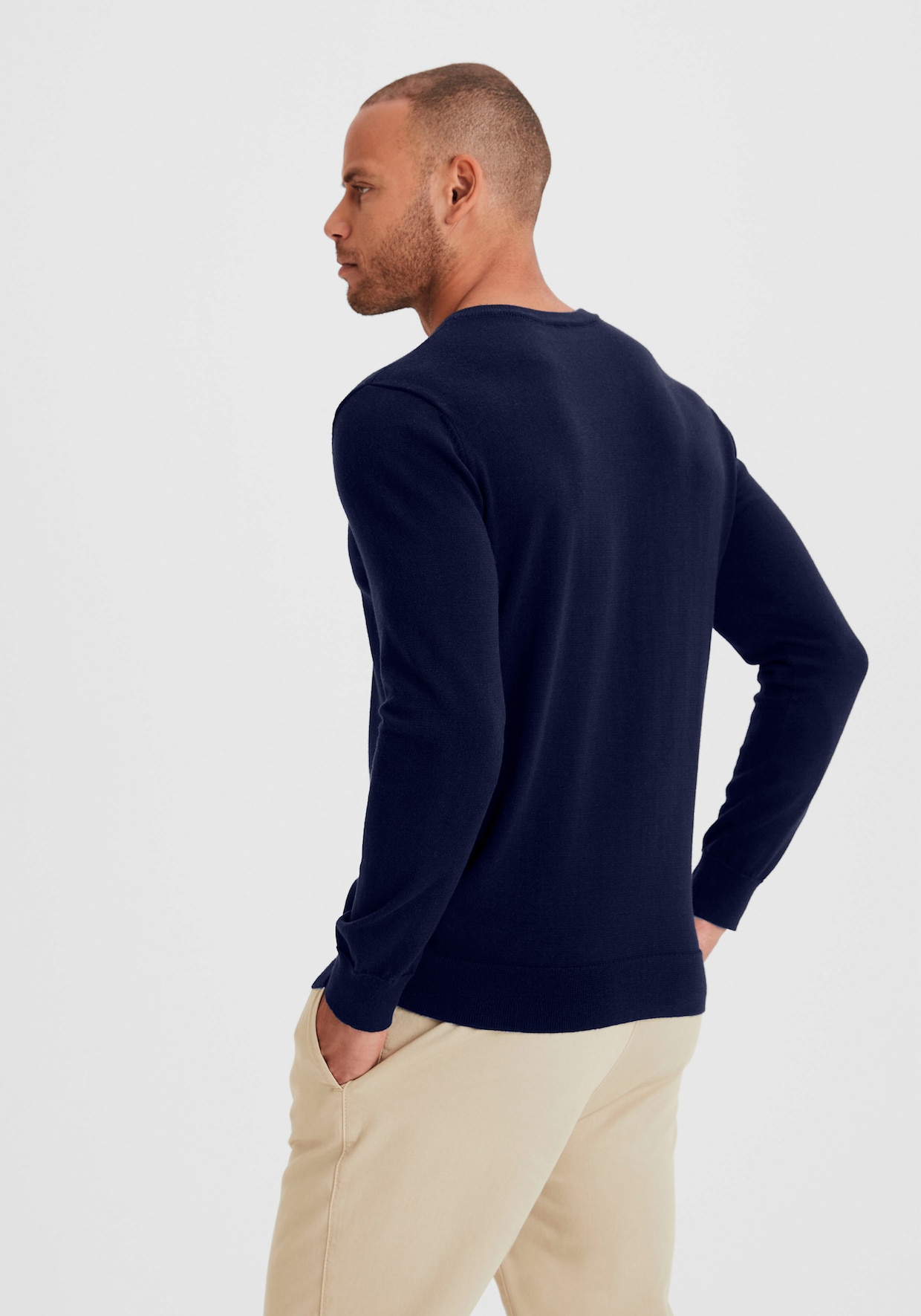 H.I.S Strickpullover - navy