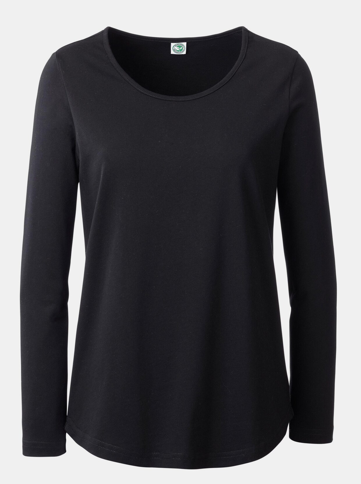 Rundhalsshirt - schwarz