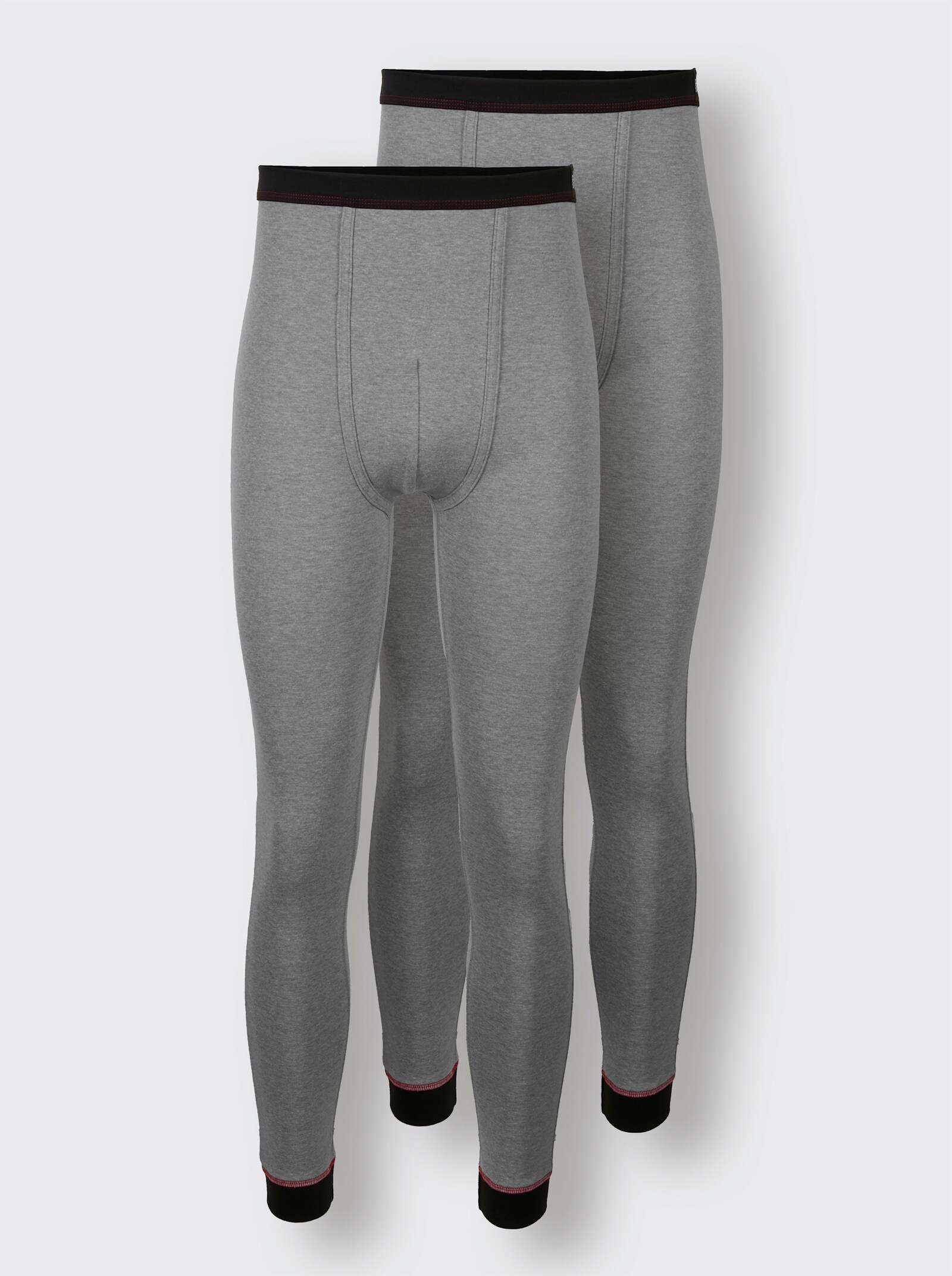 wäschepur men Herenlegging, lang - antraciet gemêleerd