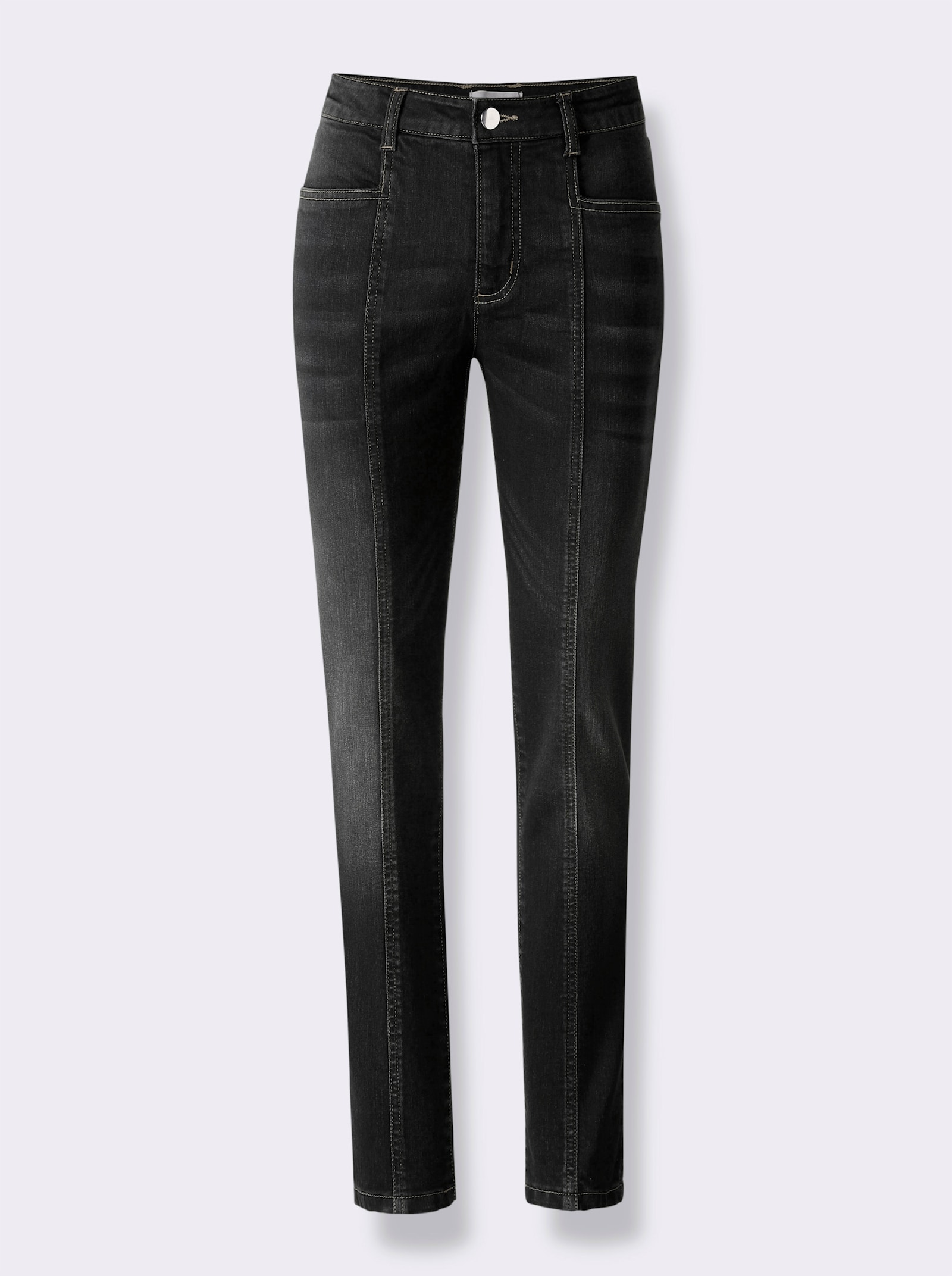 heine Jeans mit Teilnungsnähten - black denim