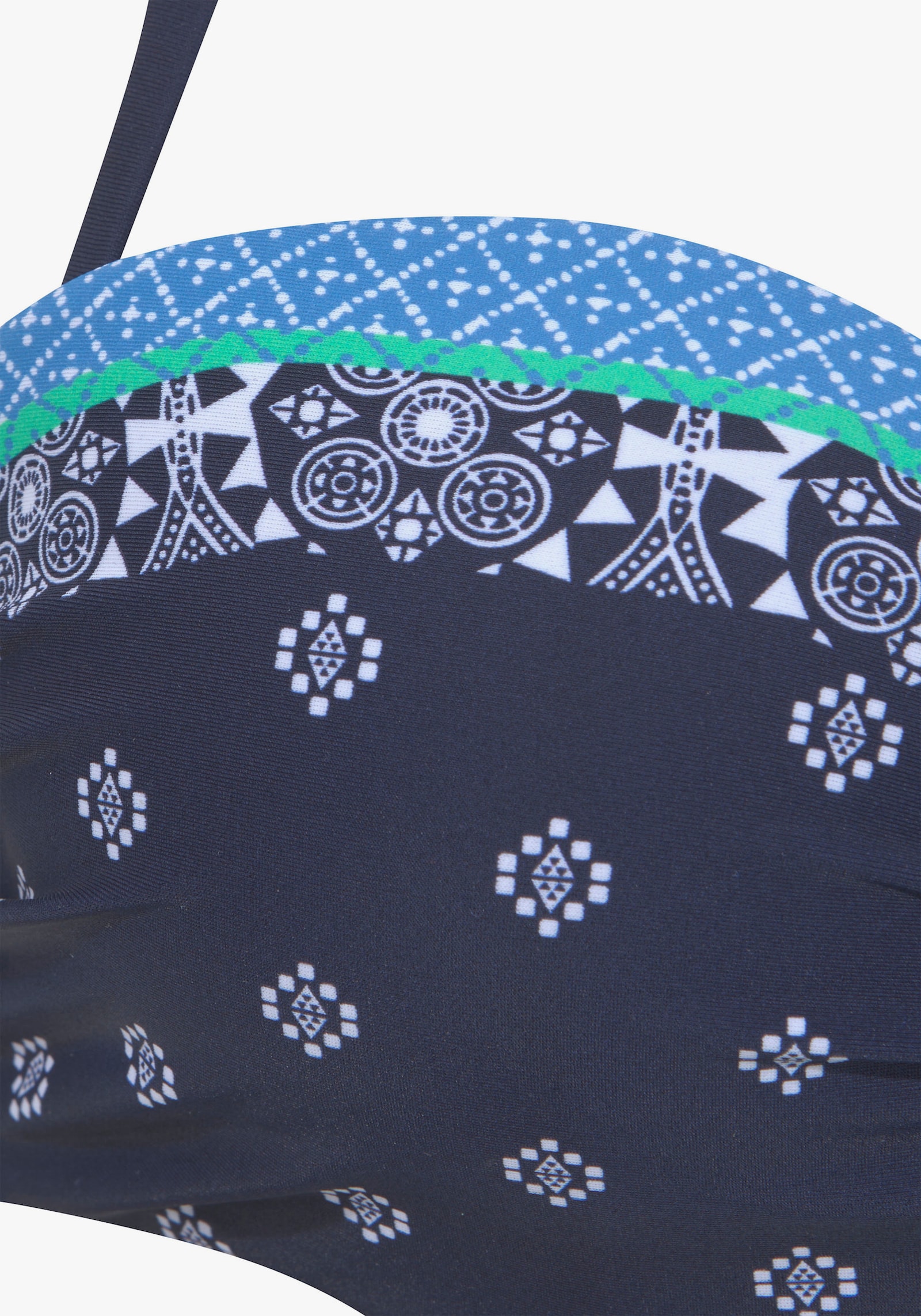 LASCANA Bügel-Bandeau-Bikini-Top - nachtblau