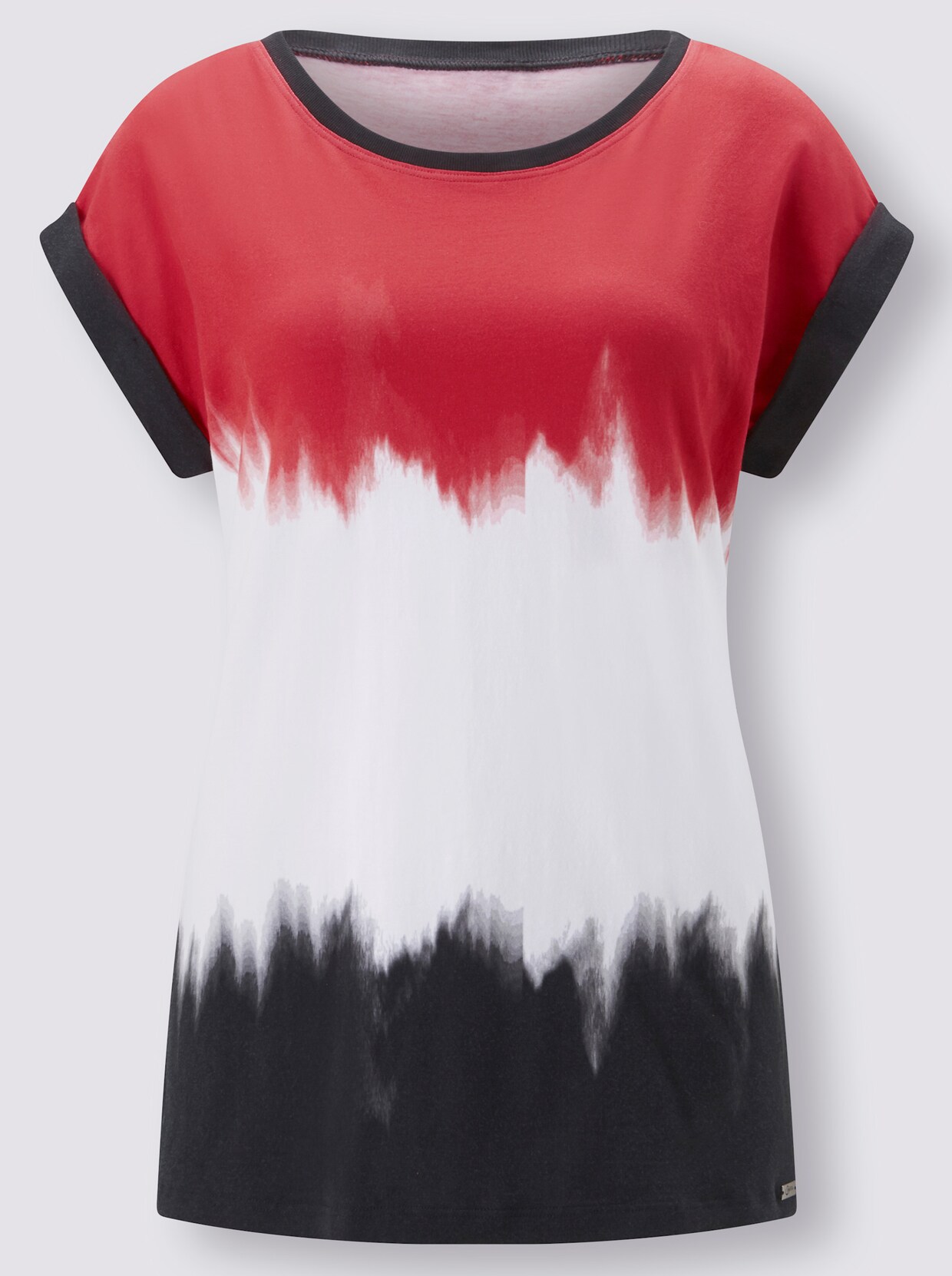 Cybele Shirt - rood-wit-zwart