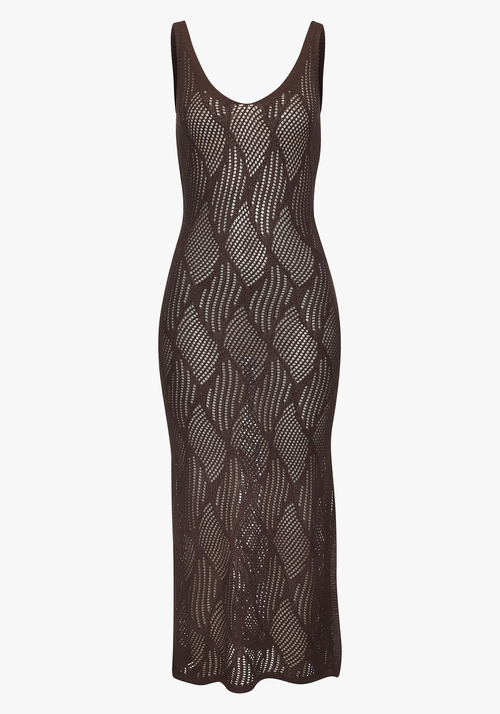 LASCANA Strickkleid - braun