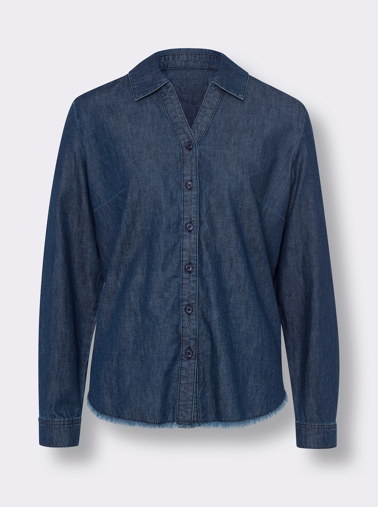Jeansblus - blue-stone-washed