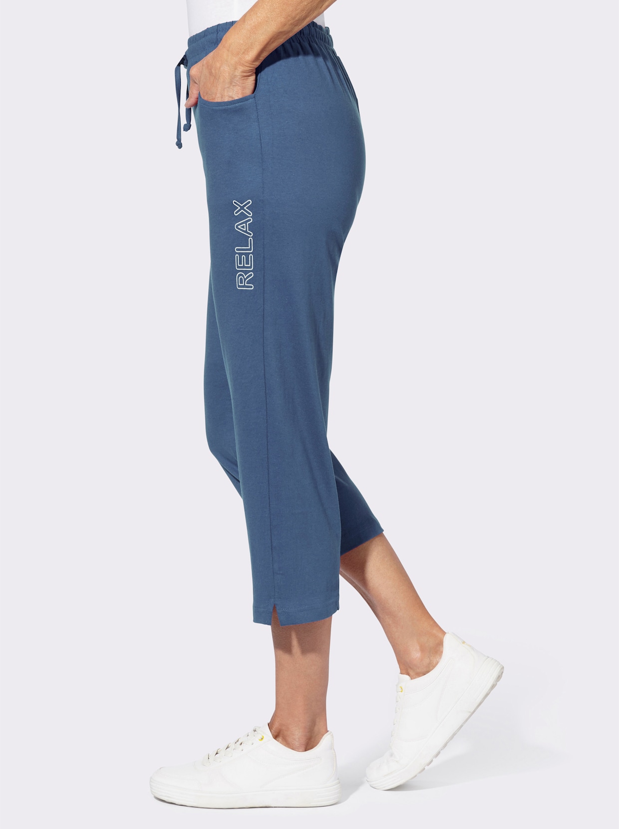 Freizeithose - jeansblau