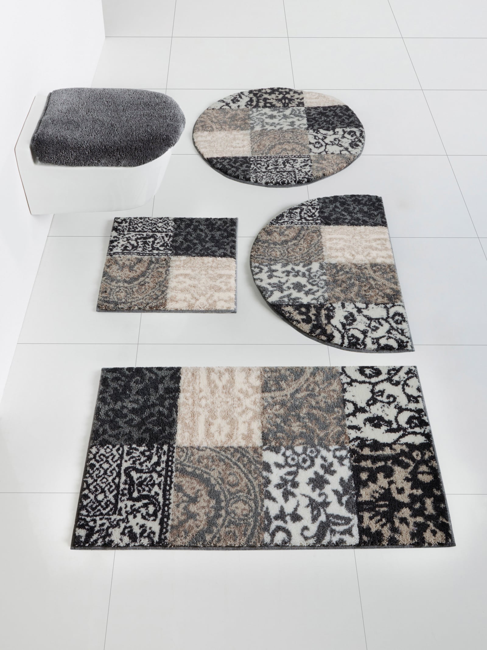 Grund Badkamergarnituur - grijs