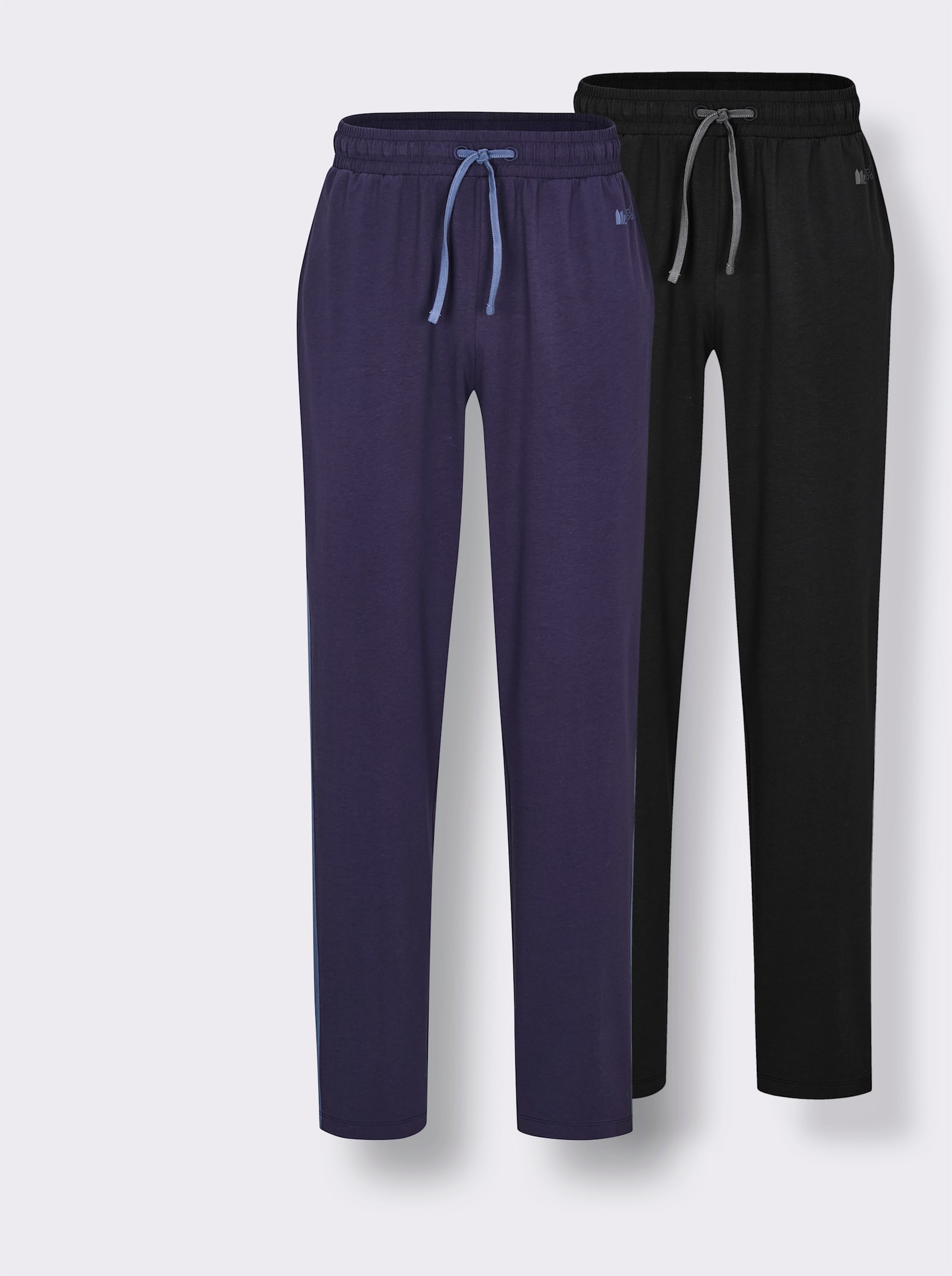 feel good Hosen - marine-rauchblau + schwarz-anthrazit