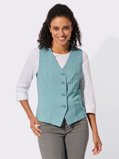 Anzugweste in Interlock-Qualität - ozean